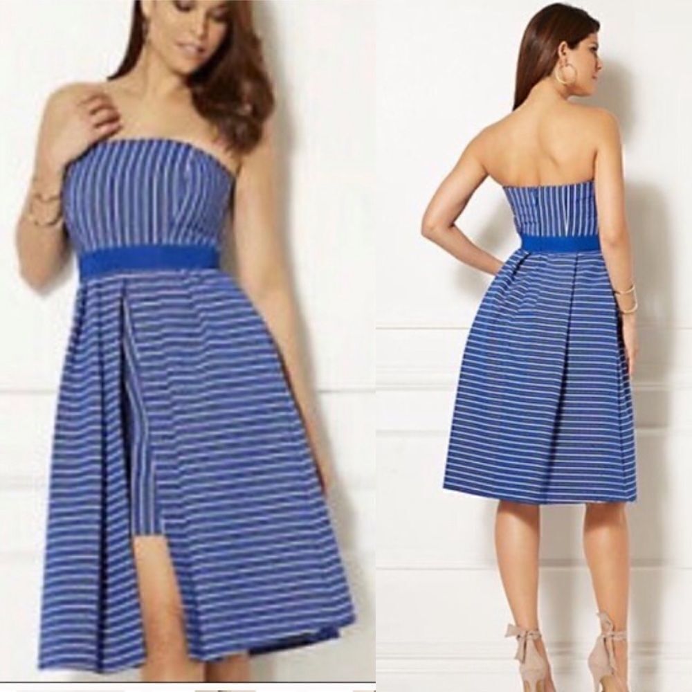 Eva Mendes S Strapless Freya Dress